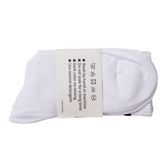 High unisex socks 36-43 Loven | White, 3 image