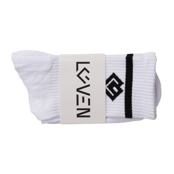 High unisex socks 36-43 Loven | White, 2 image