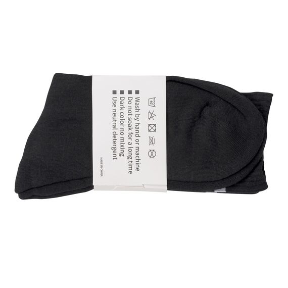 Chaussettes hautes unisexes 36-43 Loven | Noir, 2 image