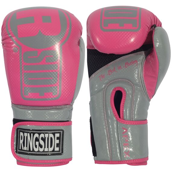 Boxhandschuhe Ringside Apex, Farbe: Grau, OZ: 14oz