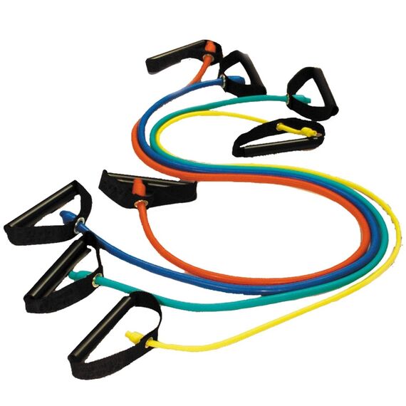 Fitness First Resistance Bands Tube 9 Kg, Farbe: Schwarz, Zusatzgewicht: 9 kg, 4 image