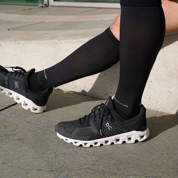 Chaussettes hautes compression "Elite Recovery" McDavid | Noir L, 2 image