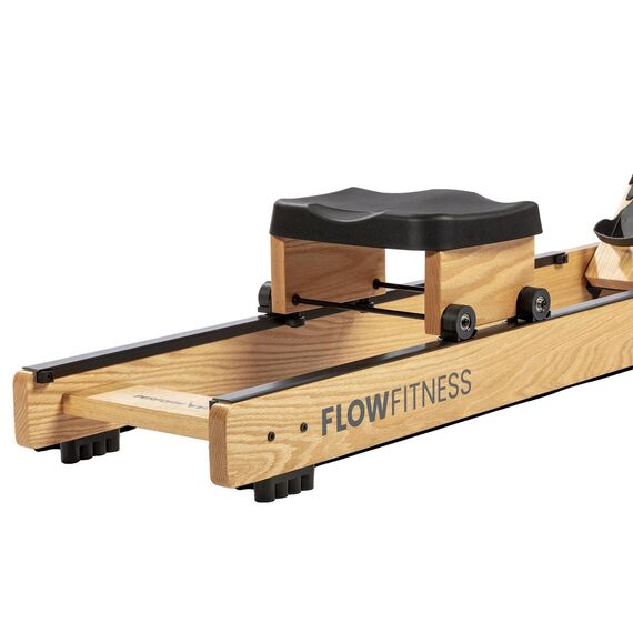 Perform w9i oak" wooden water rower Flow Fitness, 3 image