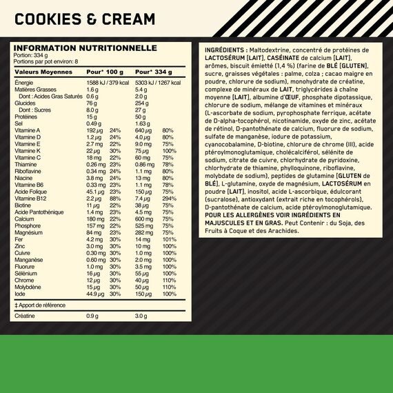Gainer Serious Mass 2.73kg Optimum Nutrition |, 2 image