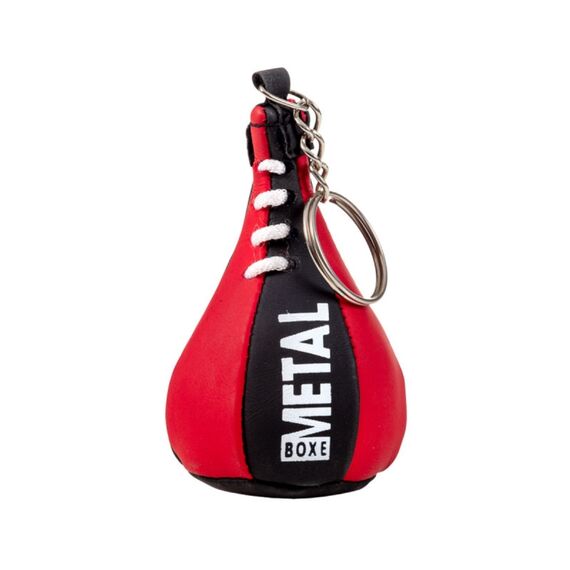 Porte Cles Mini Poire Noir/Rouge, Colore: Rosso 