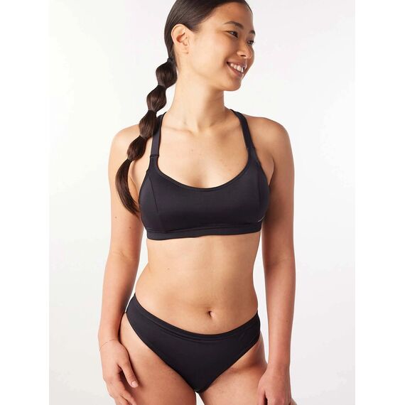 Bas de maillot de bain menstruel "Héléades" Femme Smoon | Noir XL, 2 image
