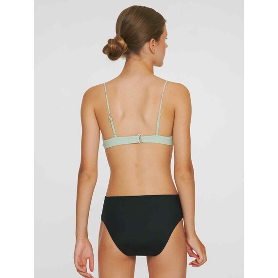 Bas de maillot de bain menstruel "Hydriades" taille haute Fille Smoon | Noir 14 - 16 ans, 3 image
