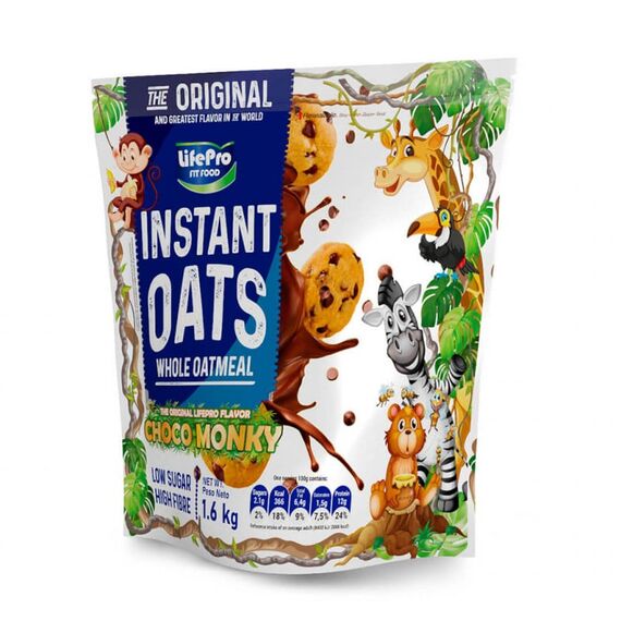 Life Pro Oatmeal 1.6kg | Monky Chocolate