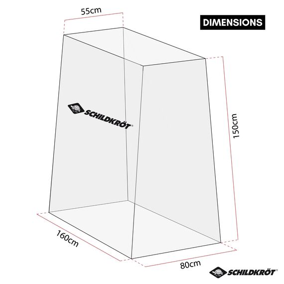 Cover for Schildkröt folded standard ping pong table, 3 image