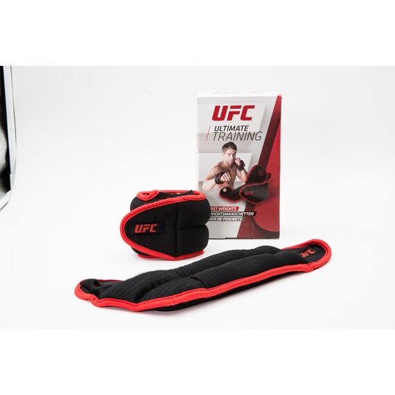 UFC Wrist Weight 2 x 1 kg, Colour: Schwarz, Additional Weight: 2 kg, 2 image