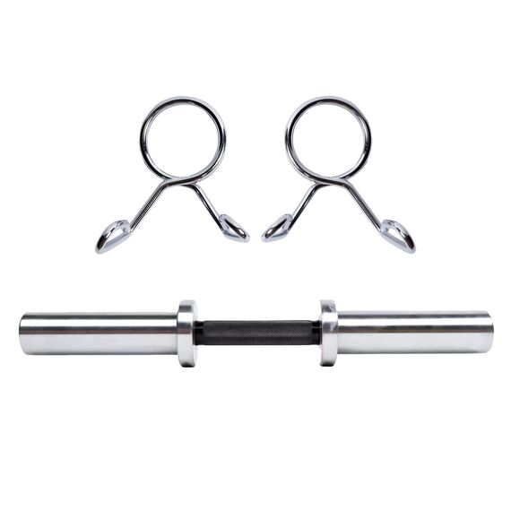 Barre d’haltère rechargeable "Loadable Dumbbell" Ø 50mm + 2 stop disques | 52 CM, 7 image