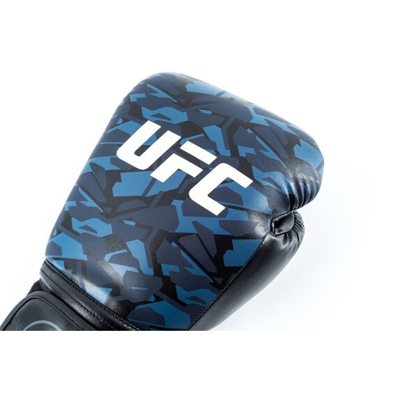 UFC Octagon Camo Boxing Gloves, Colour: Blue, OZ: 16oz, 12 image