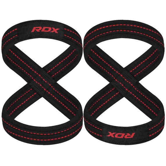 RDX Gym Lifting Cotton Straps, Size: S, Colour: Rot