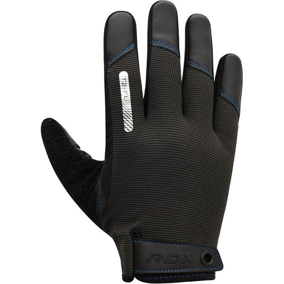 Gym Training Gloves T2 Full Blue-M, Size: M, Colour: Blue, 4 image