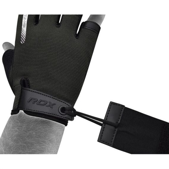 Gym Training Gloves T2 Half Black-S, Size: S, Colour: Schwarz, 5 image