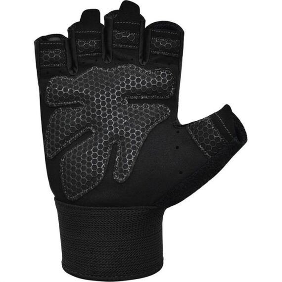 Gym Weight Lifting Gloves W1 Half, Colour: Grey, Size: XL, 3 image