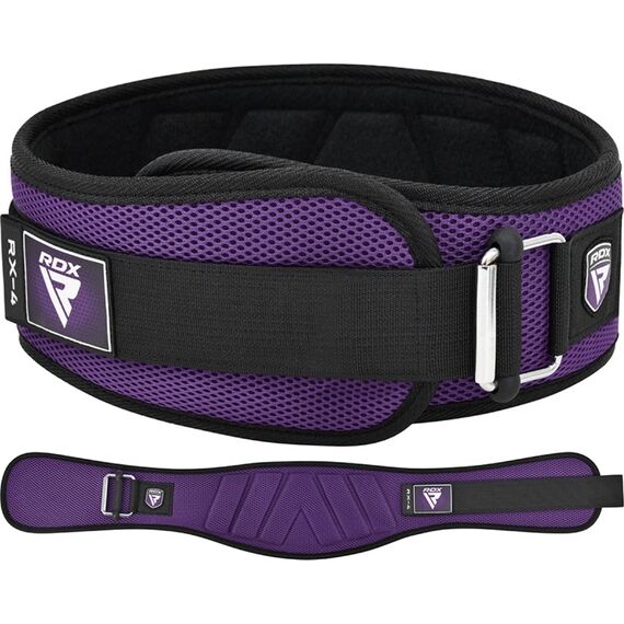 Weightlifting Belt RX4, Size: S, Colour: Violett