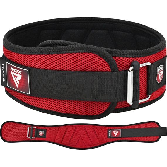 Weightlifting Belt RX4, Size: L, Colour: Rot, 2 image