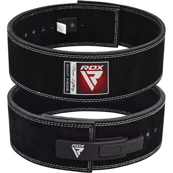 Ceinture de Musculation 4L Pro Cuir, Taille: XL, Couleur: Noir, 3 image