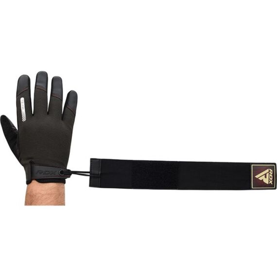 Gym Training Gloves T2 Full Brown-L, Size: L, Colour: Braun, 10 image