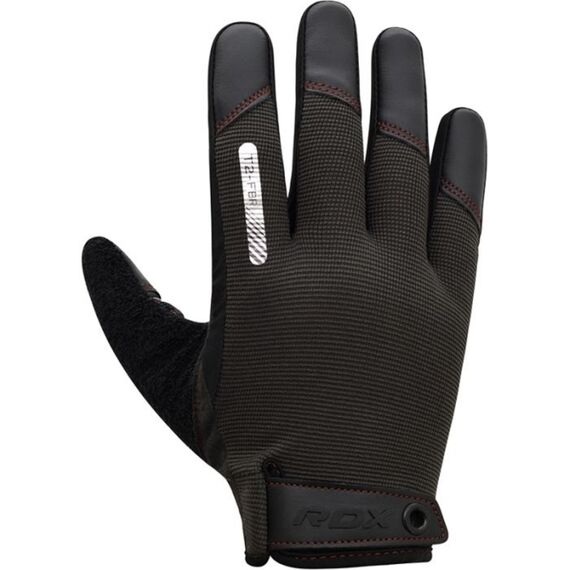 Gym Training Gloves T2 Full Brown-L, Size: L, Colour: Braun, 7 image