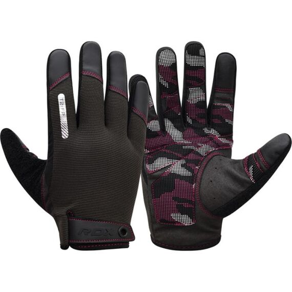 Touchscreen-freundliche Vollfinger-Fitness-Handschuhe, Bekleidungsgrösse: L, Farbe: Rosa