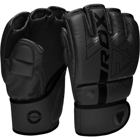 Grappling Gloves F6 Matte Black-S, Size: S, Colour: Schwarz, 7 image