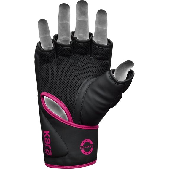 Grappling Gloves F6 Matte Pink-M, Size: M, Colour: Schwarz, 4 image