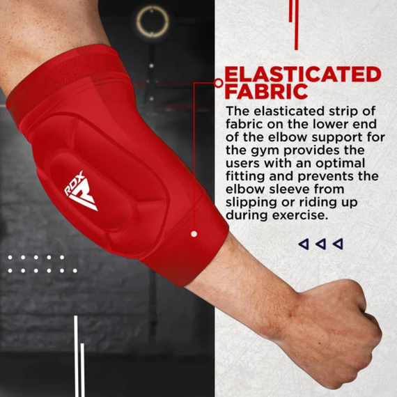 Hosiery Elbow Foam Red/White-L, Size: L, Colour: Rot, 4 image