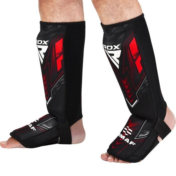 Neoprene Shin Instep IMMAF 2, Size: M, Colour: Rot, 7 image