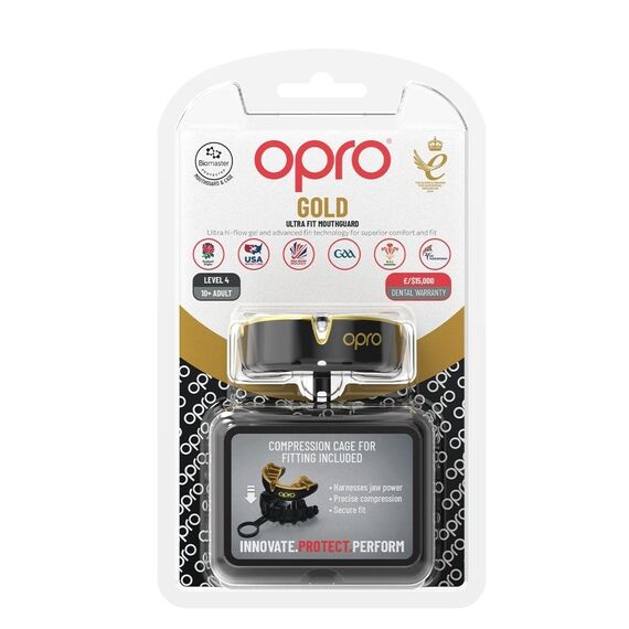 OPRO Gold: Competition Protection for Contact Sports, Size: One Size, Colour: Weiss, 3 image