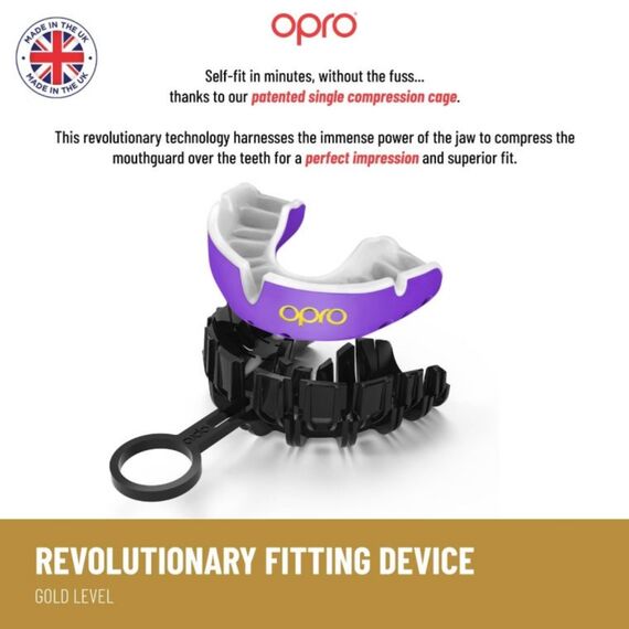 OPRO Gold : Protection de niveau compétition pour sports de contact, Taille: Taille unique, Couleur: Noir, 7 image