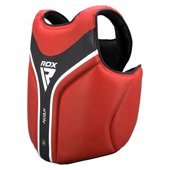 RDX Chest Guard Aura Plus T-17 Red/Black, Colour: Rot