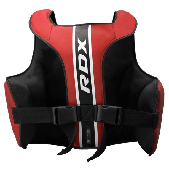 RDX Chest Guard Aura Plus T-17 Red/Black, Colour: Rot, 4 image