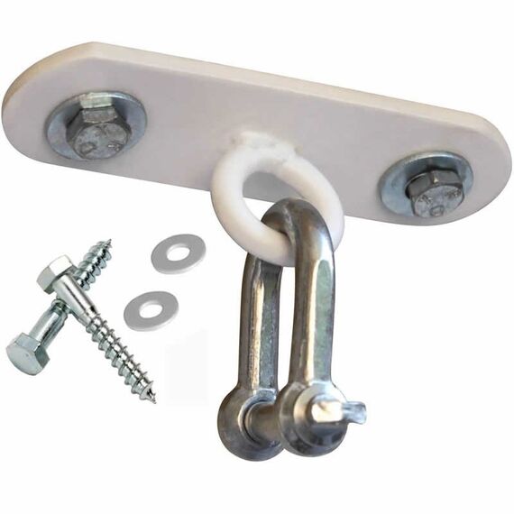 IRON CEILING HOOK WHITE, Size: One Size, Colour: Weiss