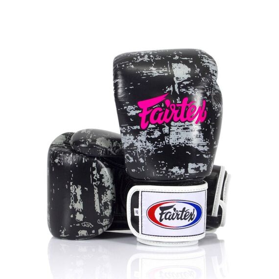 Boxing gloves Fairtex BGV1 Dark Cloud, Colour: Schwarz, OZ: 10oz