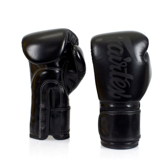 Boxing gloves Fairtex BGV14 Black is Black, Colour: Schwarz, OZ: 12oz, 2 image