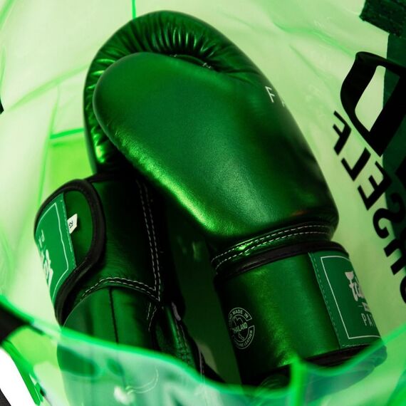 Boxing gloves Fairtex BGV22 Metallic, Colour: Green, OZ: 10oz, 3 image