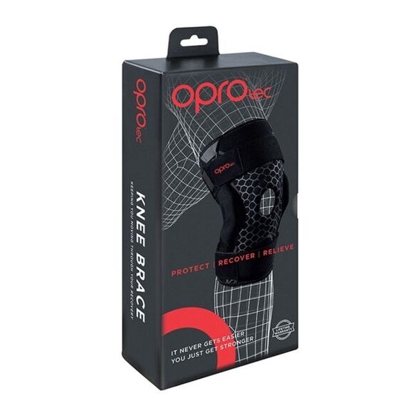 OproTec Knee Sleeve with Metal Hinges-Medium, Bekleidungsgrösse: M, Farbe: Schwarz, 5 image