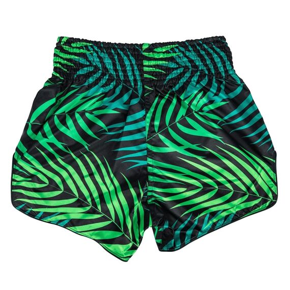 Short de Muay Thai Fairtex Tropical, Taille: S, Couleur: Vert, 2 image