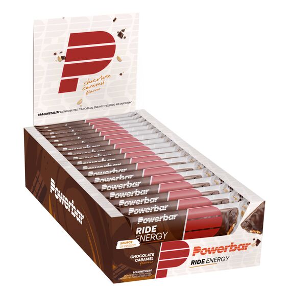 Ride Energy 55g PowerBar protein bar (set of 18) | Chocolate Caramel