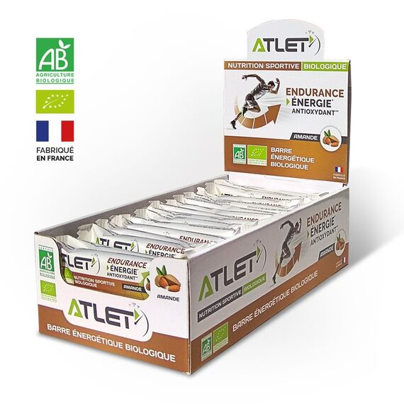 Organic energy bars 25g Atlet (set of 34) |