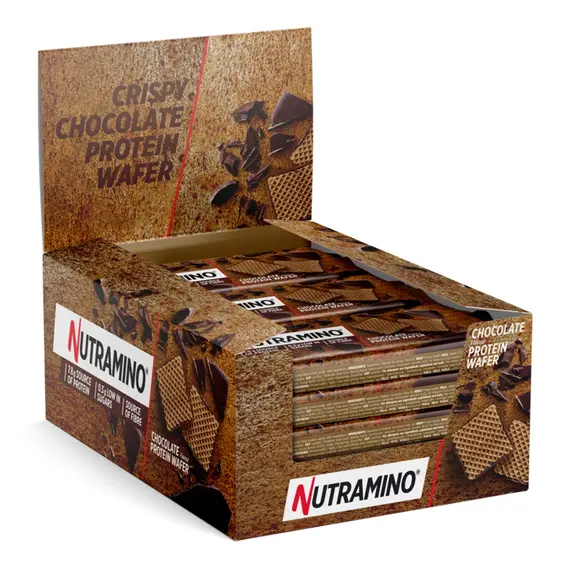 Crispy Protein Wafer 39g Nutramino (pack of 12) | Chocolate