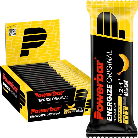 Energize Original 55g Powerbar (set of 15) | Banana