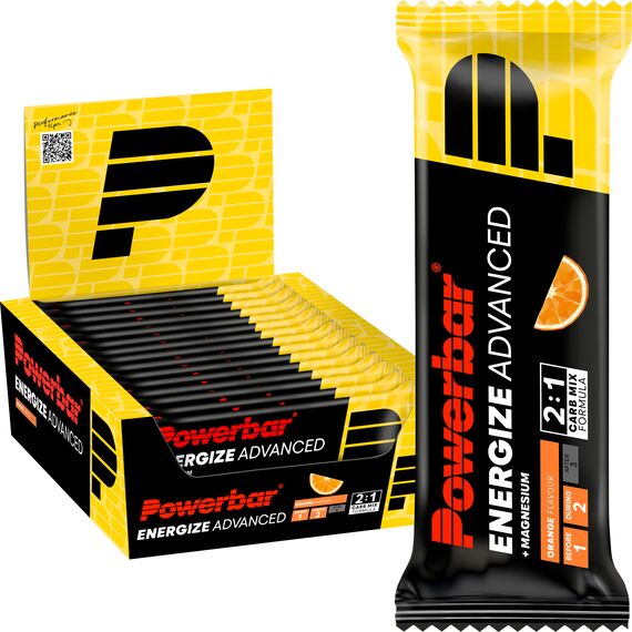 Energize Advanced 55g Powerbar (lot de 15) | Orange