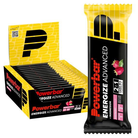 Energize Advanced 55g Powerbar (set of 15) | Raspberry