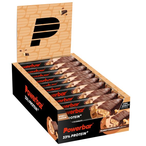 33% Protein+ 90g PowerBar (set of 10) | Chocolate Peanuts
