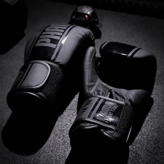 Boxhandschuhe MT-PRO - Blackout, Farbe: Schwarz, OZ: 14oz, 4 image