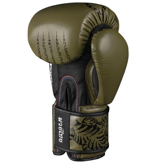 Boxing gloves Muay Thai, Colour: Khaki, OZ: 10oz, 3 image