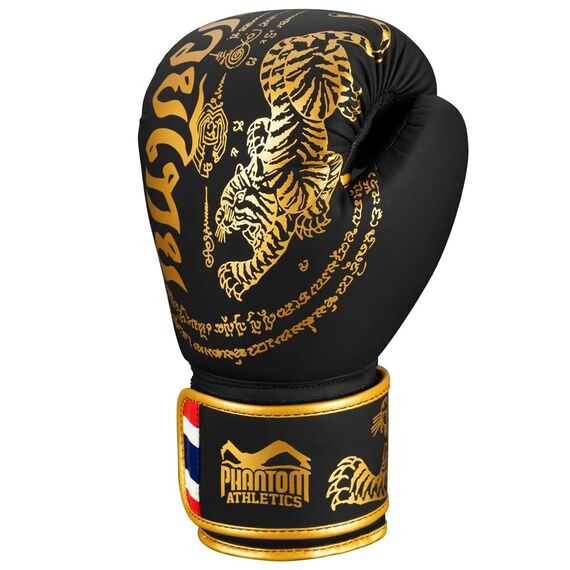 Boxing gloves Muay Thai - Limited Black Edition, Colour: Schwarz, OZ: 14oz, 2 image